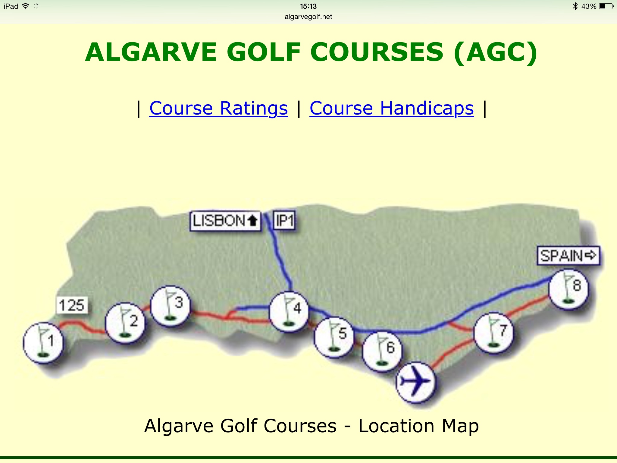 Golf courses near apartment Colina Verde & Montinho Tiny House | Carvoeiro & Benagil Algarve