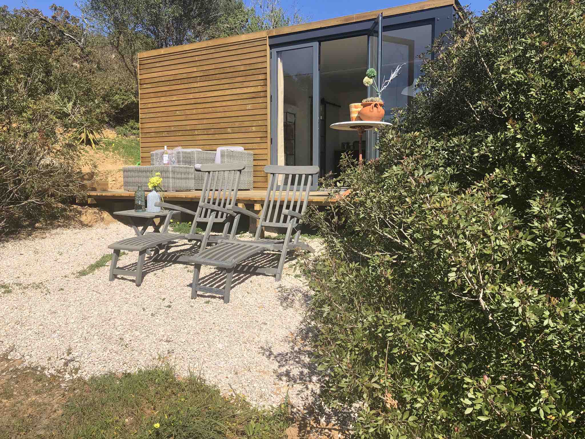 Montinho Garden studio 2 deck view