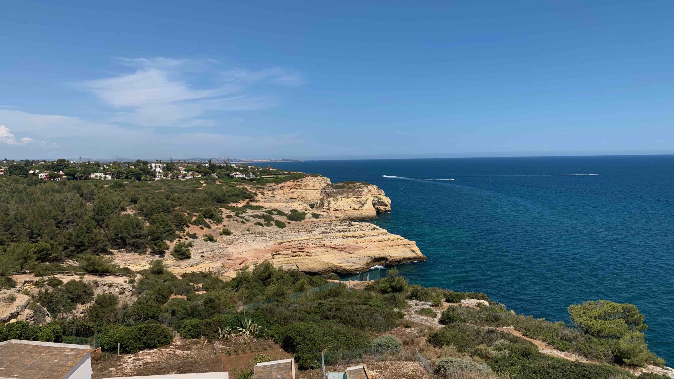 View from lighthouse Benagil Algarve