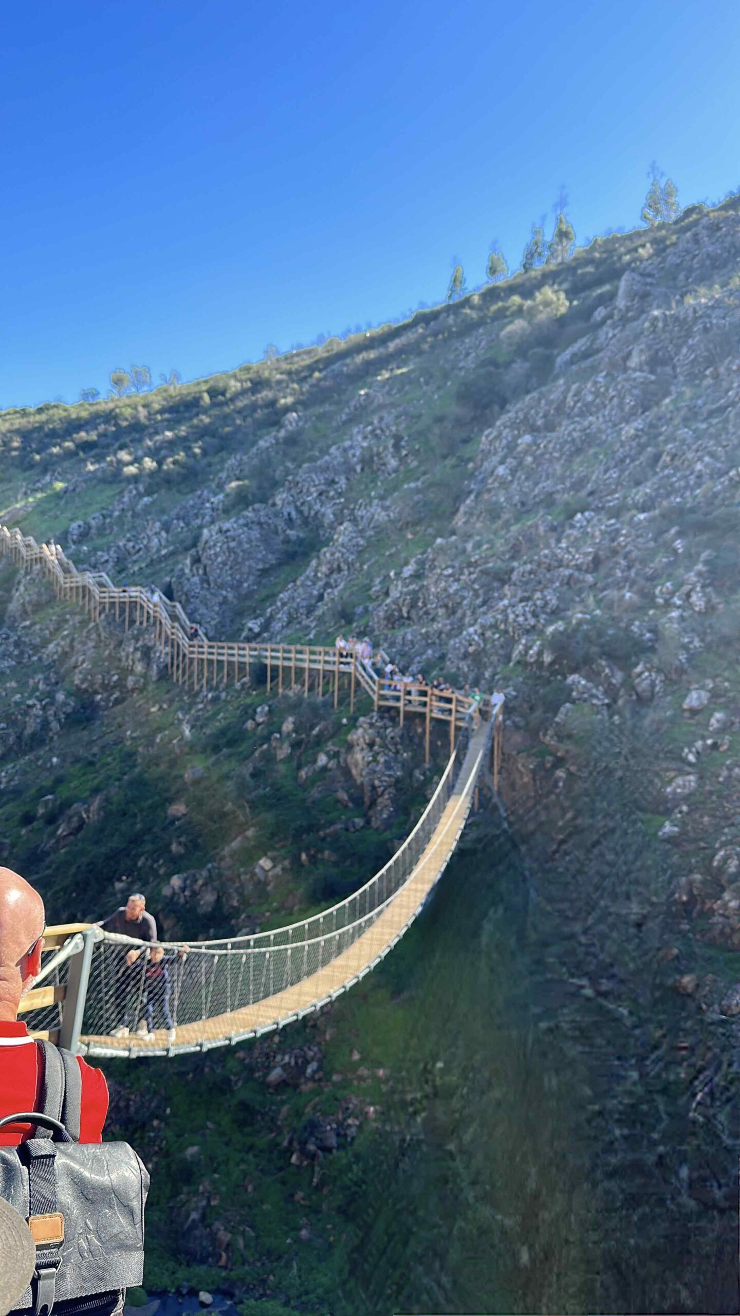 Hanging bridge Alferce in Monchique
