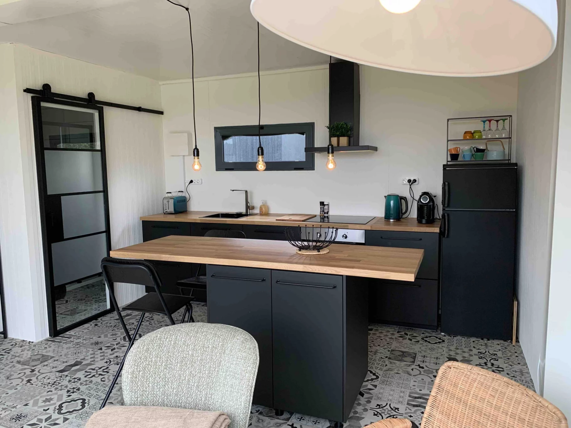 Kitchen Montinho Tiny House Benagil Algarve
